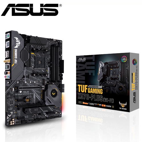 華碩 TUF GAMING X570-PLUS (WI-FI) ATX/DDR4*4/M.2/USB3.2/WIFI+BT/1H1DP