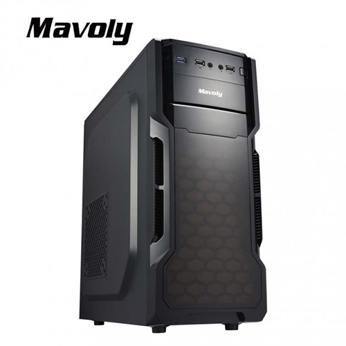 Mavoly 香瓜 ATX/黑化/USB3.0/亮面面板/上置電源/支援顯卡長24cm