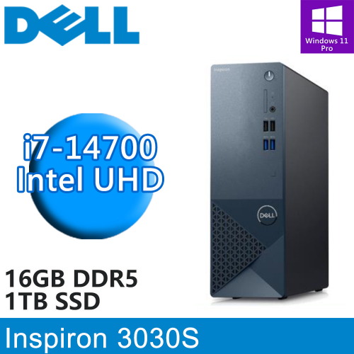 DELL Inspiron 3030S-P1808BTW(i7-14700/16G DDR5/1TB PCIE/W11P)