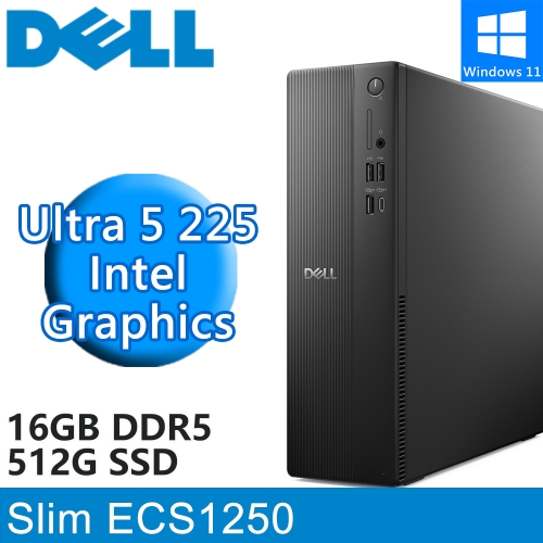 DELL Slim ECS1250-R3508BTW(Intel Ultra 5 225/16G DDR5/512G PCIE/W11)