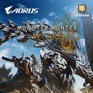 購買技嘉指定商品，登錄兌換《MONSTER HUNTER WILDS》遊戲序號一組！活動日期：20250331-0430