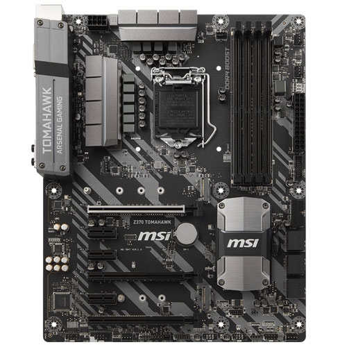 微星z370 tomahawk atx/z370/4*ddr4/m.2/usb3.1/1d1h