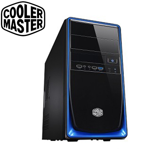 酷媽 Elite 344 藍色/M-ATX/USB3.0/顯卡長20(36)/CPU高14(RC-344-BKN2)