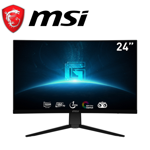 微星 G2422C 24型(曲面1500R/FHD/180Hz/1ms/VA/2H1DP)