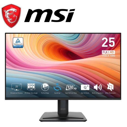 微星 PRO MP251 E2 25型(IPS/1ms/1A1H1DP/120Hz/內建喇叭)