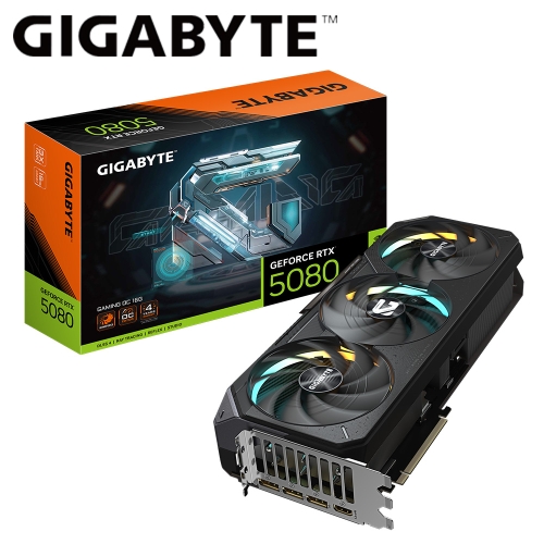 (搭機更優惠)技嘉 N5080GAMING OC-16GD RTX 5080 GAMING OC 16G(2730MHz/16GB GDDR7/1H3DP/三風扇/34cm/註5年)