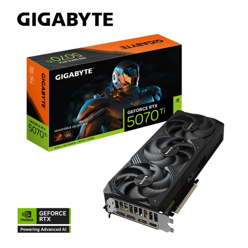 技嘉 N507TWF3OC-16GD RTX5070Ti WINDFORCE OC SFF 16G(2497MHz/16G DDR7/30.4cm/三風扇/註四年)