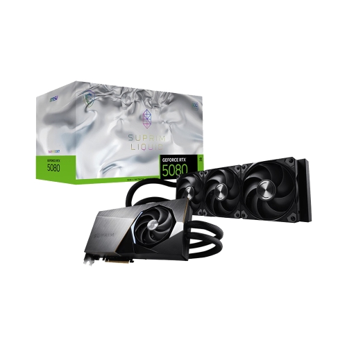 微星 RTX5080 16G SUPRIM LIQUID SOC(2760MHz/1H3DP/28cm/三風扇+水冷)