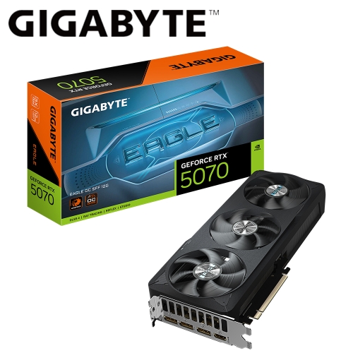 技嘉 N5070EAGLE OC-12GD RTX 5070 EAGLE OC SFF 12G(2587 MHz/12G DDR7/29cm/三風扇/註五年)