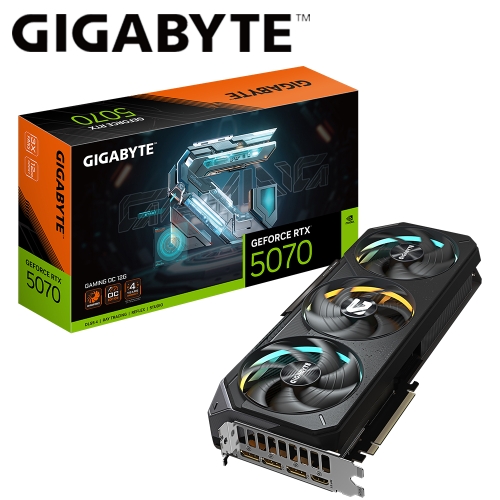 技嘉 N5070GAMING OC-12GD RTX 5070 GAMING OC 12G(2625 MHz/12G DDR7/32.7cm/三風扇/註五年)