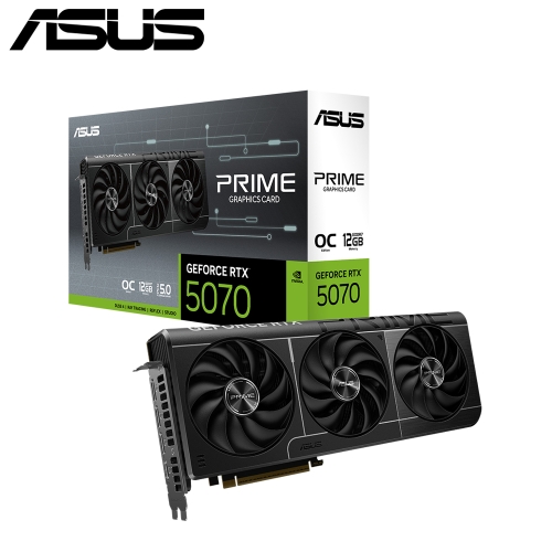 華碩 PRIME-RTX5070-O12G(TBD MHz/1H3DP/三風扇/30.4cm)