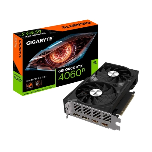 技嘉 N406TWF2OC-8GD 4060 Ti WINDFORCE OC 8G(2550Mhz/2H2DP/20.1cm/雙風扇/註4年)