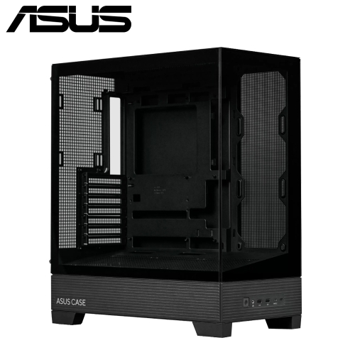 華碩 A31 黑 ATX/顯卡長38/CPU高16.5/全景玻璃透側/支援背插/傾斜基座設計
