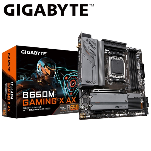 技嘉 B650M GAMING X AX(M-ATX/2xM.2/4xSATA/2H1DP/LAN 2.5G+Wi-Fi 6E)