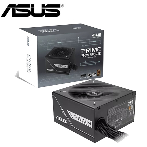 華碩 Prime 750W 80+銅牌/壓紋線材/雙滾珠軸承/6年保