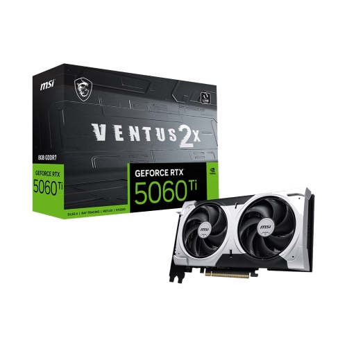 微星 RTX5060Ti 8G VENTUS 2X PLUS(2587MHz/1H3DP/22.7cm/雙風扇)